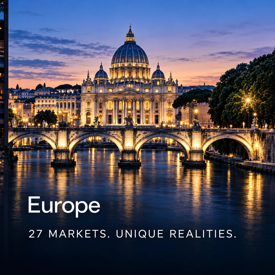 European city skyline
